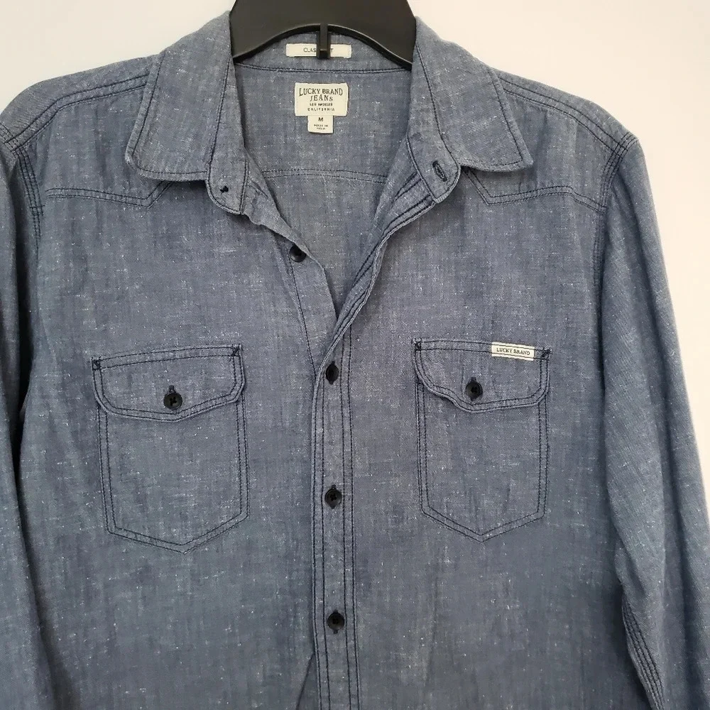 Lucky Brand Coyote Hills Chambray Shirt